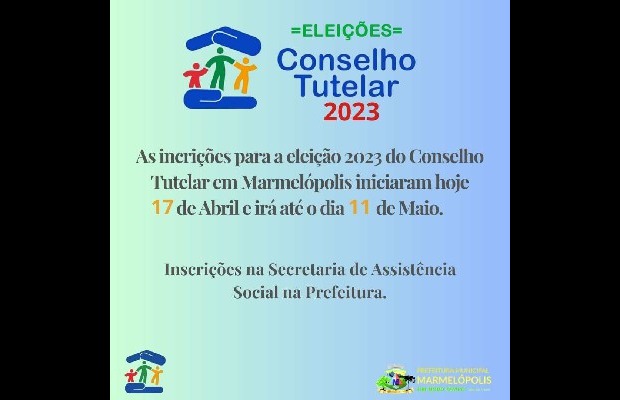 Inscrições  para Eleição para Conselho Tutelar 2023